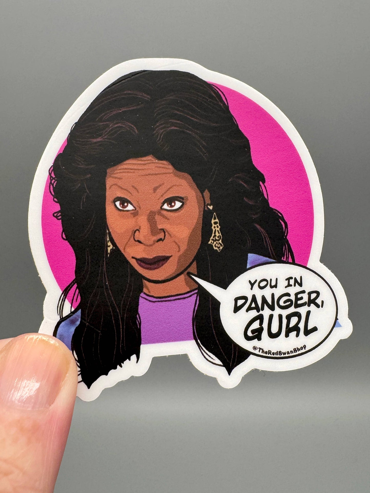 Vinyl Decal - Ghost - Oda Mae Brown - Sticker
