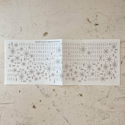 Stars - Minimal Mending + Embellishment Transfer — Visible Mending