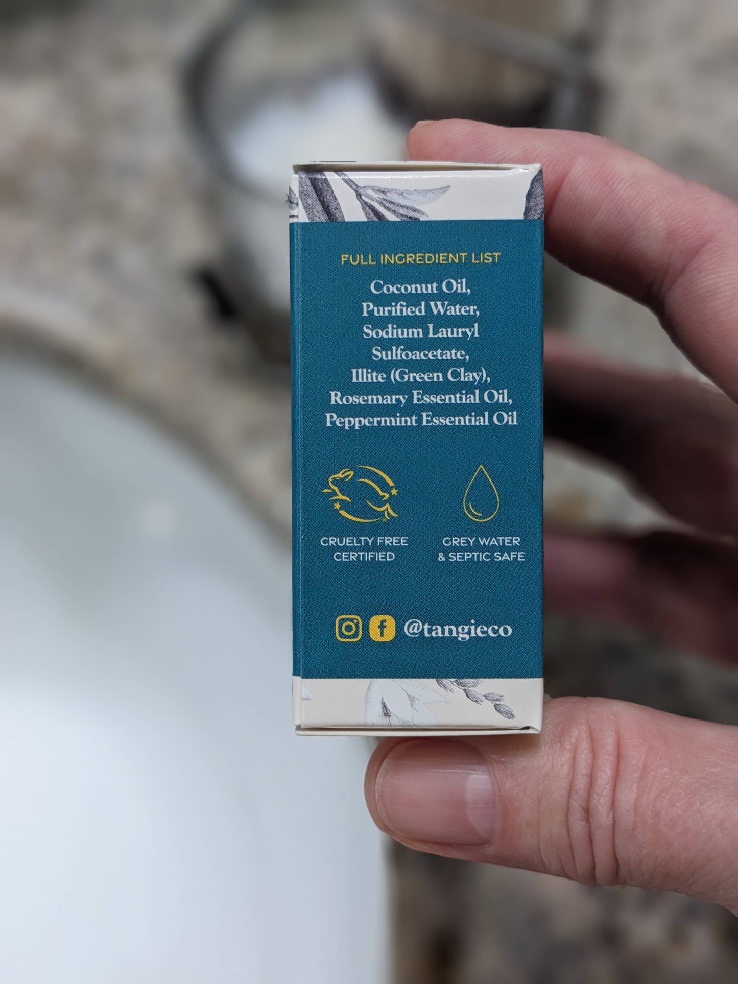 Tangie Shave Cream Bar – Zero Waste Face & Body