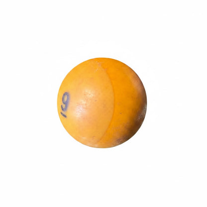 Lucky Vintage Billiard Ball With Clear Lucite Display Stand (Single)