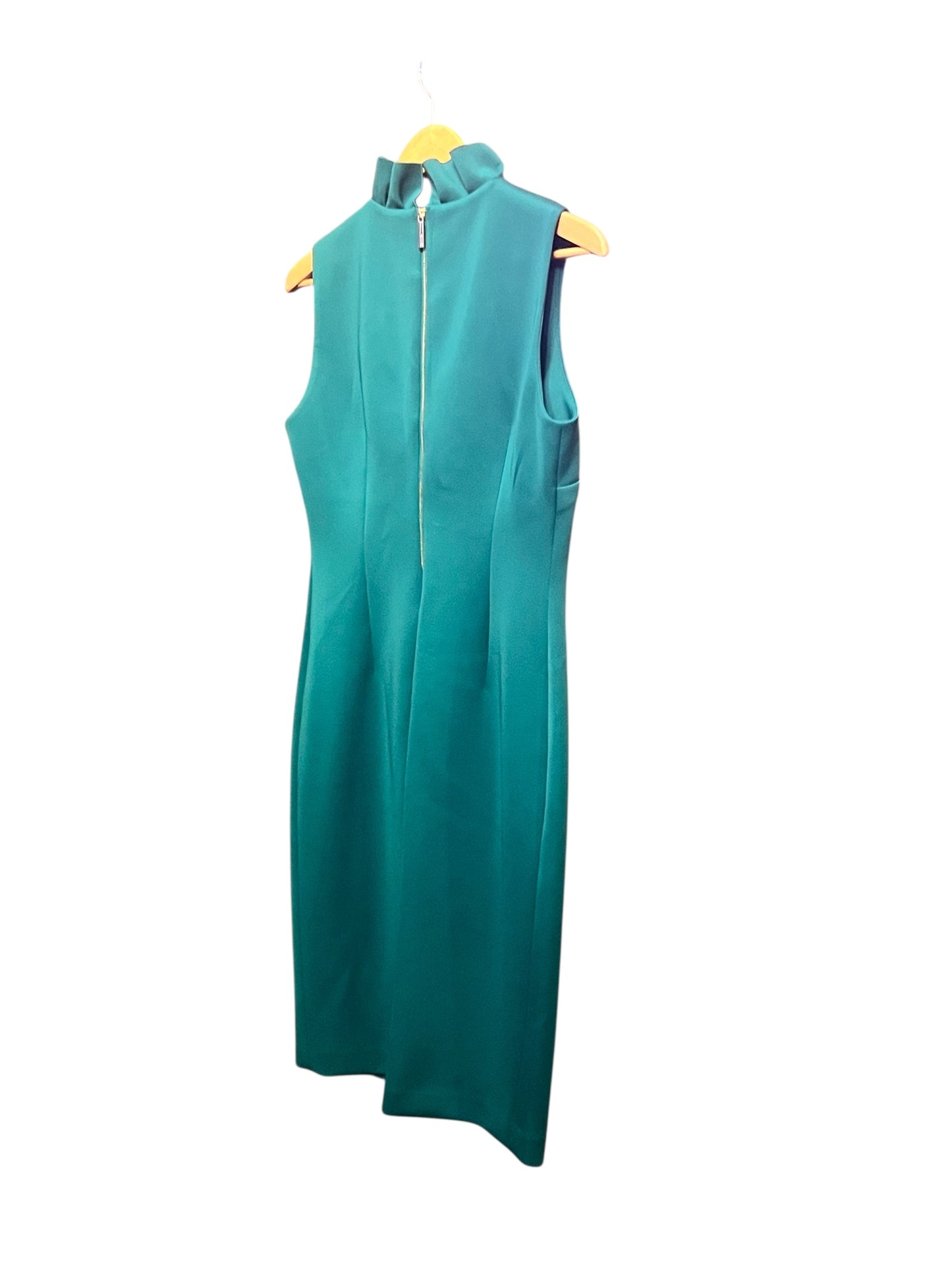 Calvin Klein Emerald Green Wiggle Dress, size 10