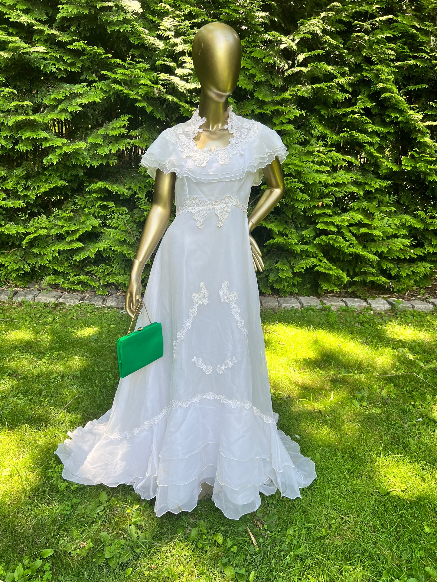 Vintage 1970’s Wedding Gown, size small