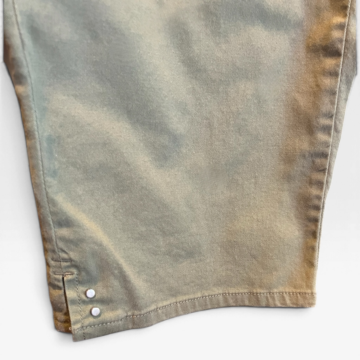 Gloria Vanderbilt, Amanda Cloud Twill Capri Pants, Khaki Green, Size 12