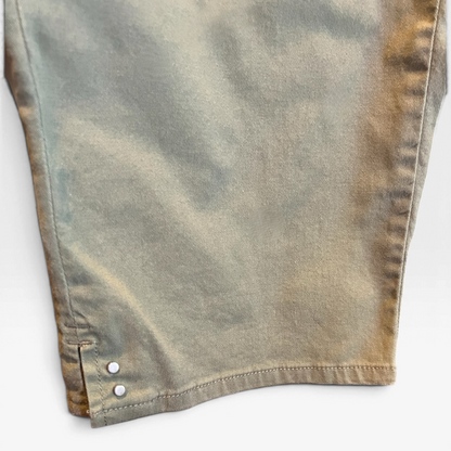 Gloria Vanderbilt, Amanda Cloud Twill Capri Pants, Khaki Green, Size 12