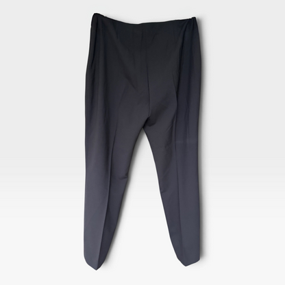 NWT DKNY Perry Black Slim Fit Cropped Trousers, Size 14