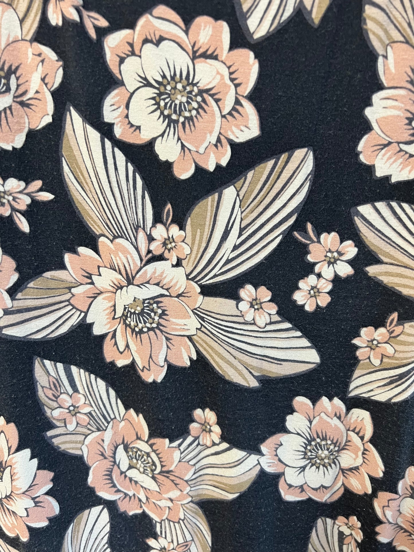 Loft Floral Mini Swing Dress, size petite small