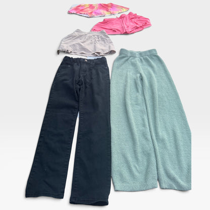 Bundle - Girls Size 10 - US Polo Assn Jeans, 3 Activewear Skorts, Lounge Pants