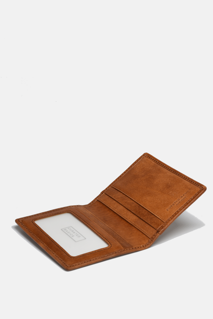 Slim Bi-fold Men’s Wallet, 100% Top-Grain Italian Leather, Colors