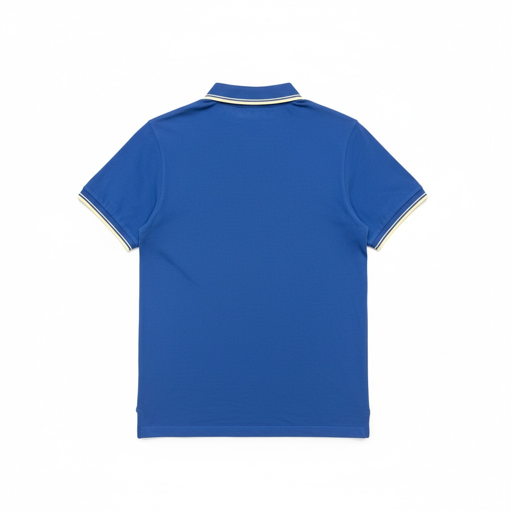 Ben Sherman Y2K polo shirt, Blue & White, size s