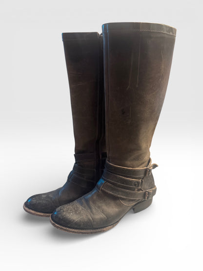 Freebird Tall Boots, Brown, Knee High, size 9