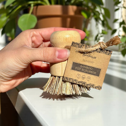 Bamboo Pot Scrubber | Kitchen | Summer Bestseller