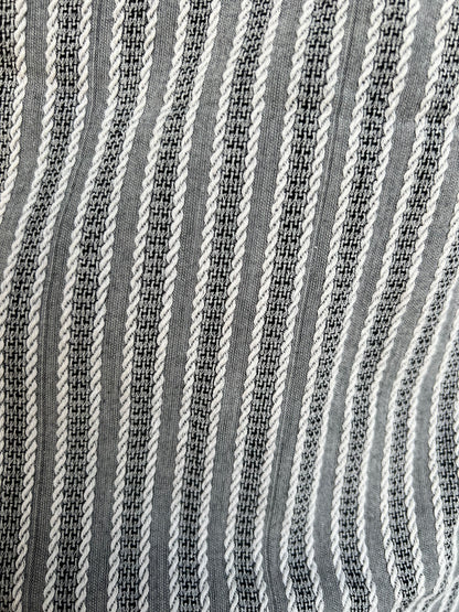 Universal Thread Gray/White Striped Jumpsuit, size xs