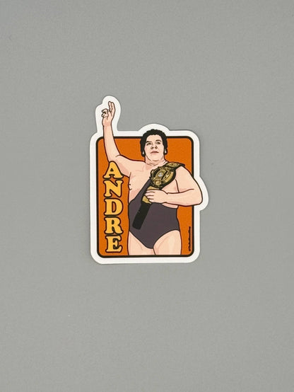 Vinyl Decal - Classic WWF - Andre the Giant Sticker