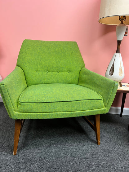 Mod Green MCM Chairs (Pair)