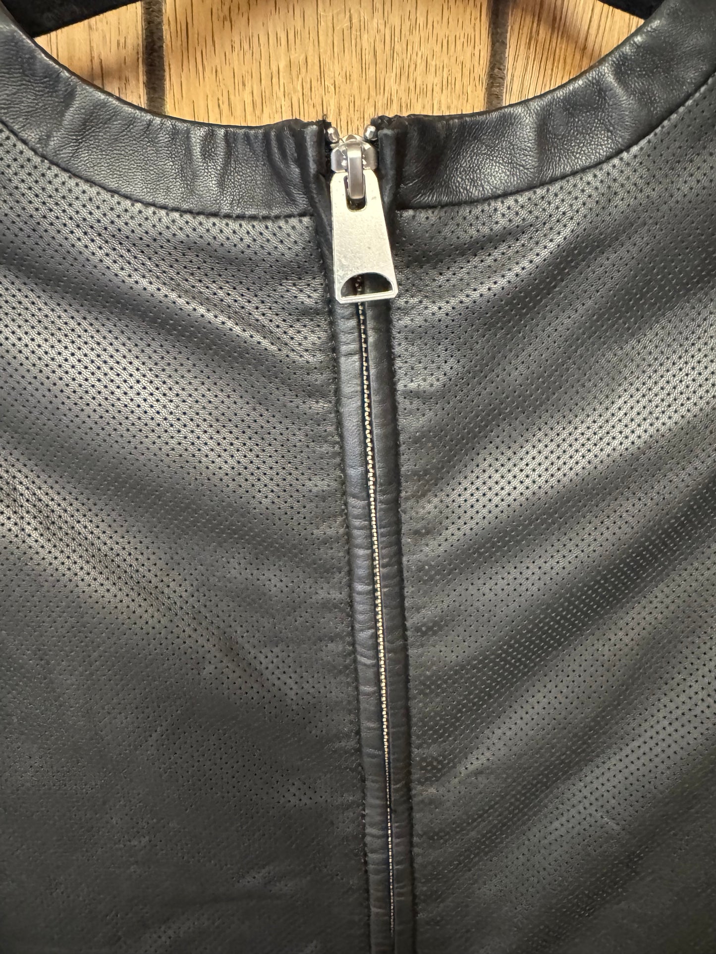 Anine Bing Leather T-shirt - size xs