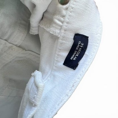 Gap Classic Straight Women’s Denim White Jeans, As Is, Size 16 / 33