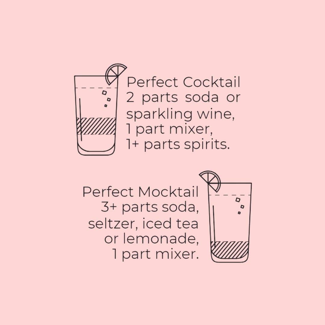 Rose Honey Lemon Cocktail Mixer and Mocktail Mixer, 16 fl oz