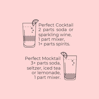 Rose Honey Lemon Cocktail Mixer and Mocktail Mixer, 16 fl oz