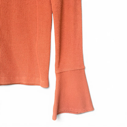 Madewell Rust Color Long Sleeve Shirt, Size S