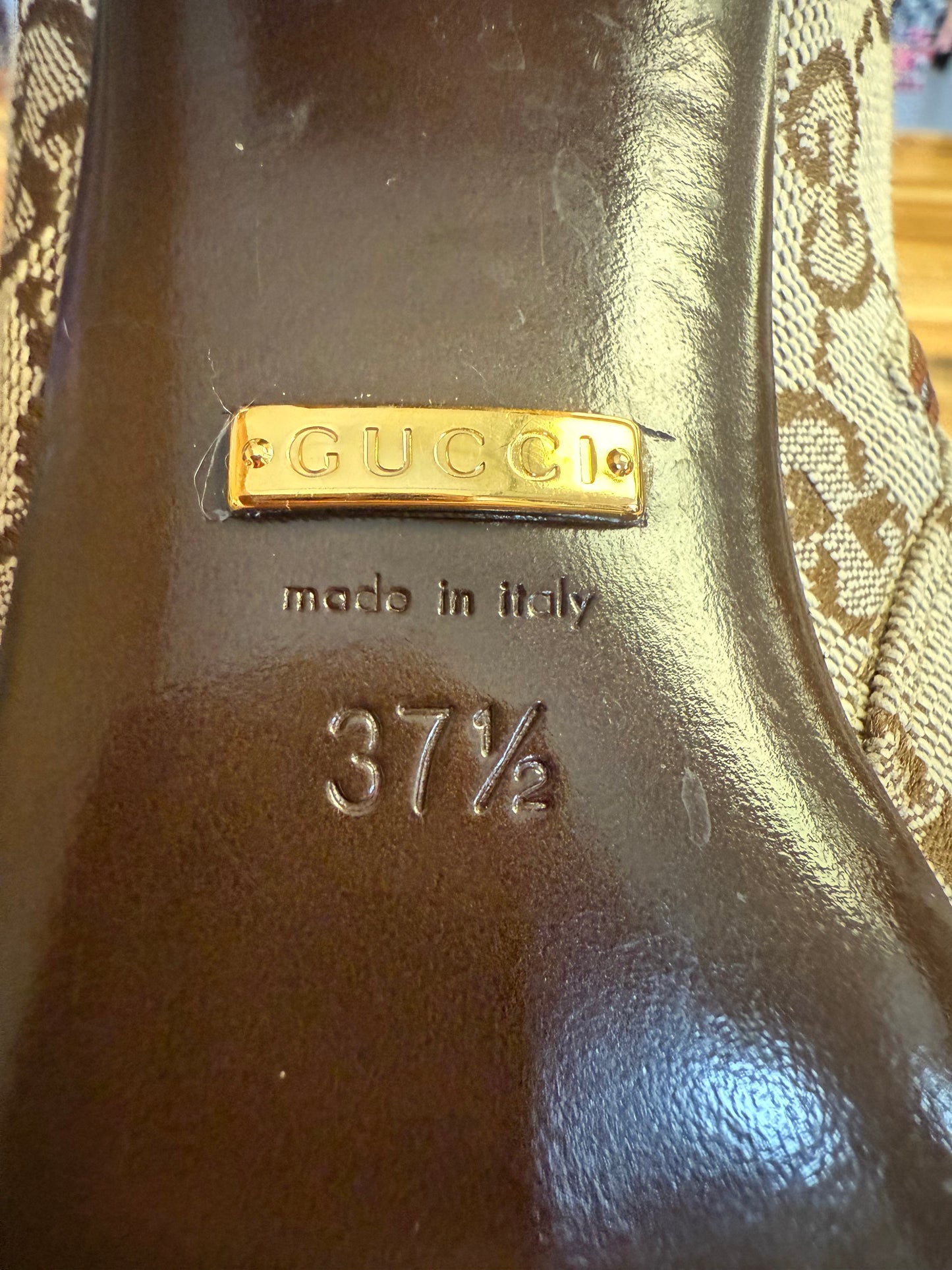 Gucci Women’s Ellis Logo Boots size 37.5