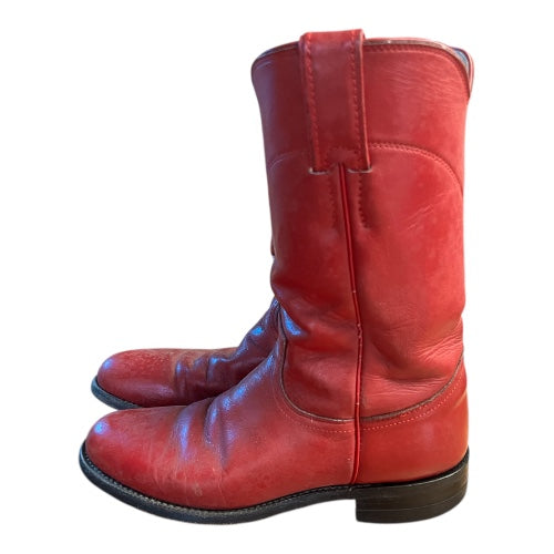 Red Justin Roper Western Boots, size 6