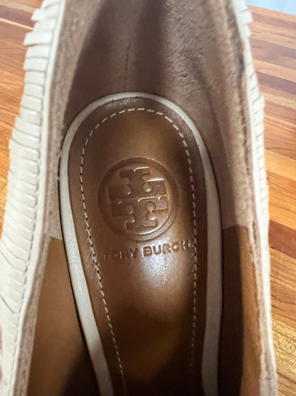 Tory Burch Feather Yuma Heels size 7.5