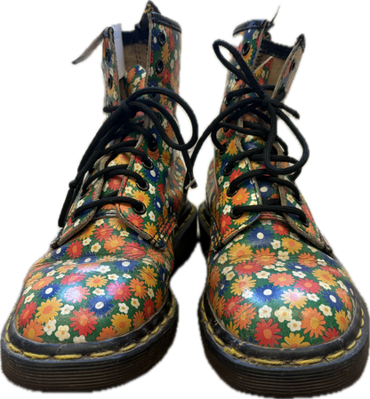 Original Doc Martens—Made in England—Floral