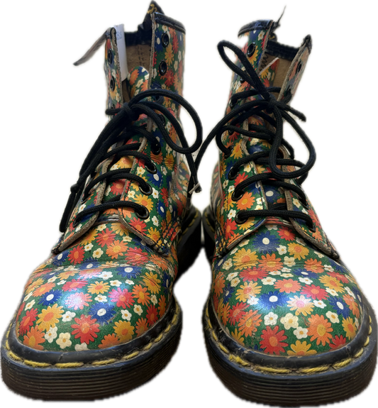 Original Doc Martens—Made in England—Floral