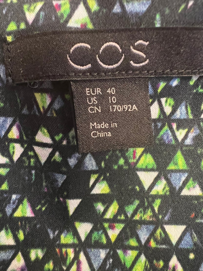 Cos Dress with Geometric Print, size 10