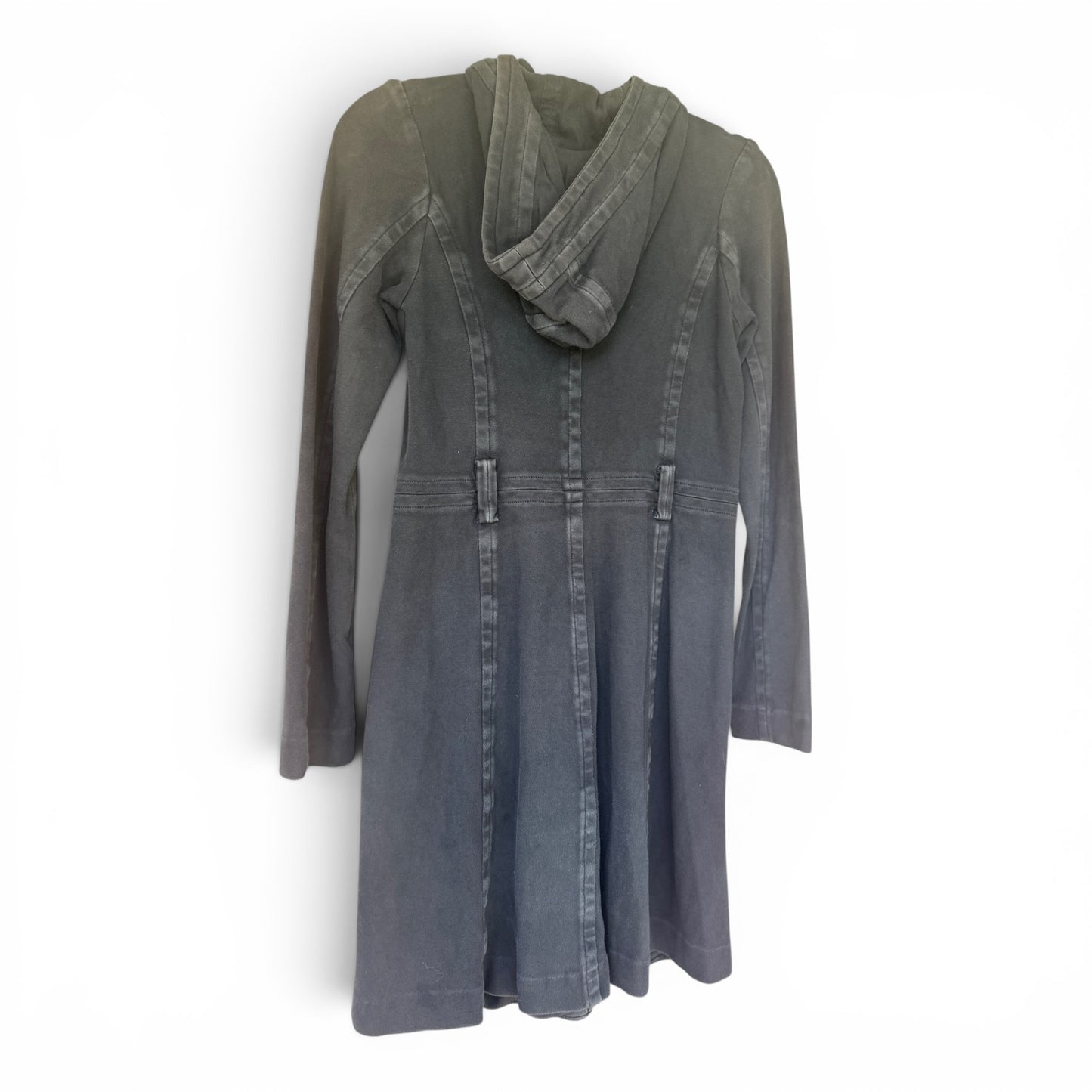 James Perse Vintage Long Hooded Sweatshirt Coat / Jacket, Size 1 (S)