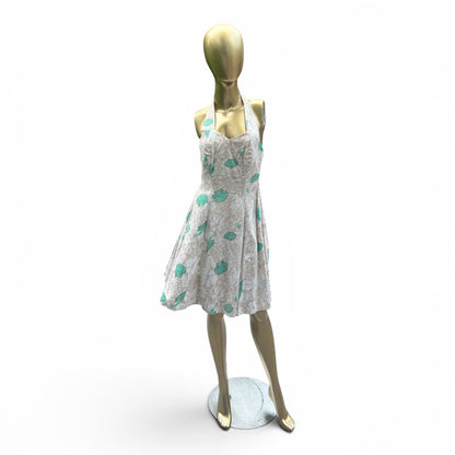Vintage Hilo Hattie Halter Sundress, Made in Hawaii, Retro Pin-Up, Size 6