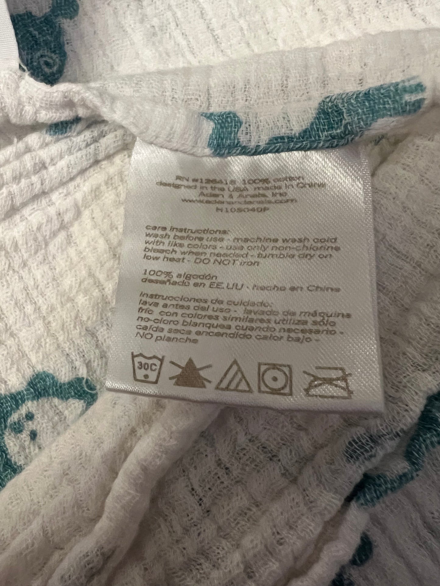 Three Aden & Anais Muslin Swaddle Baby Blankets