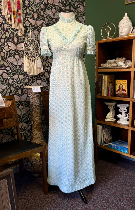 Eyelet 70’s Prairie Dress