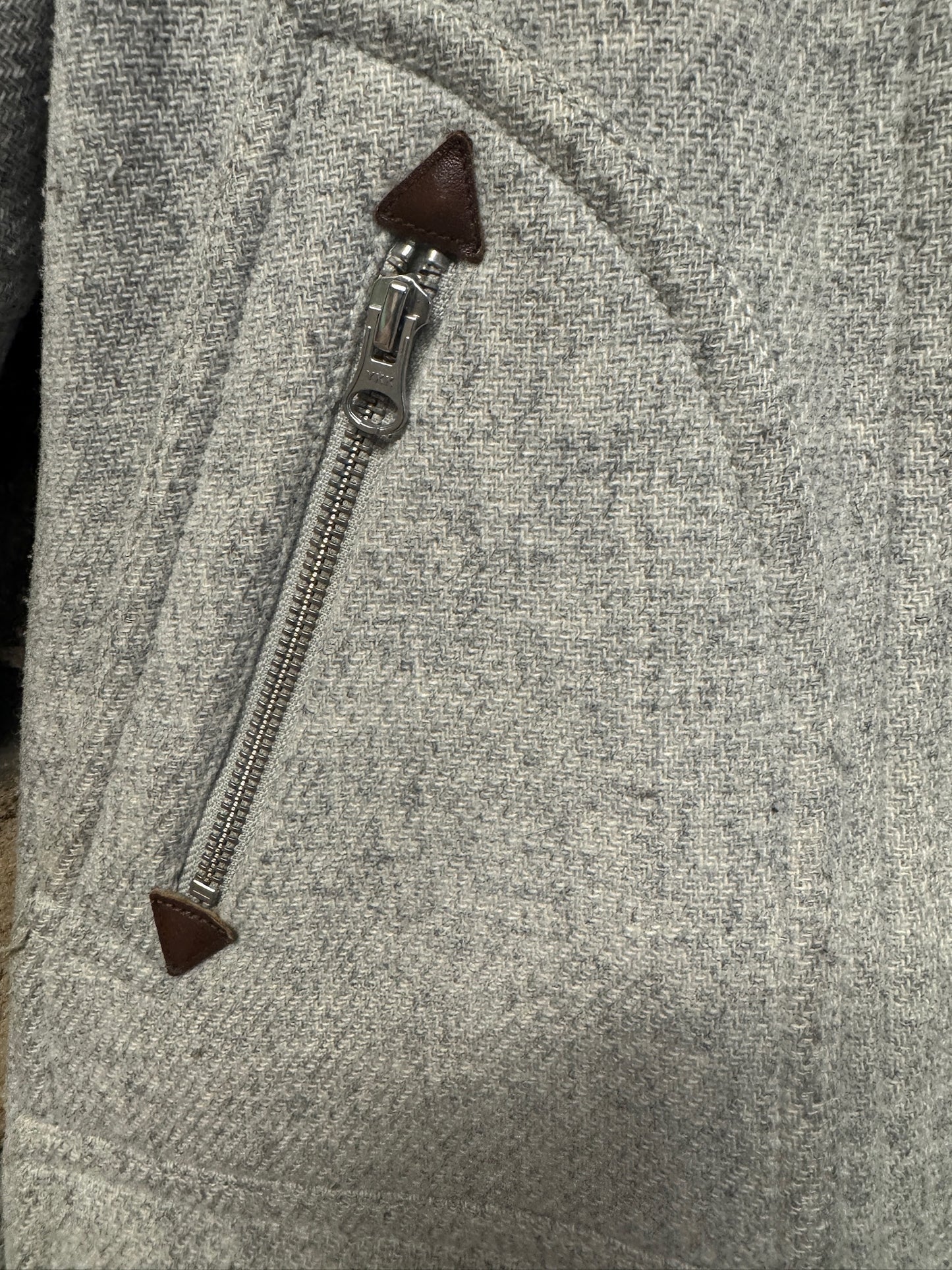 J. Crew Stadium Cloth Coat, Nello Gori, Faux Fur Hood, size 2