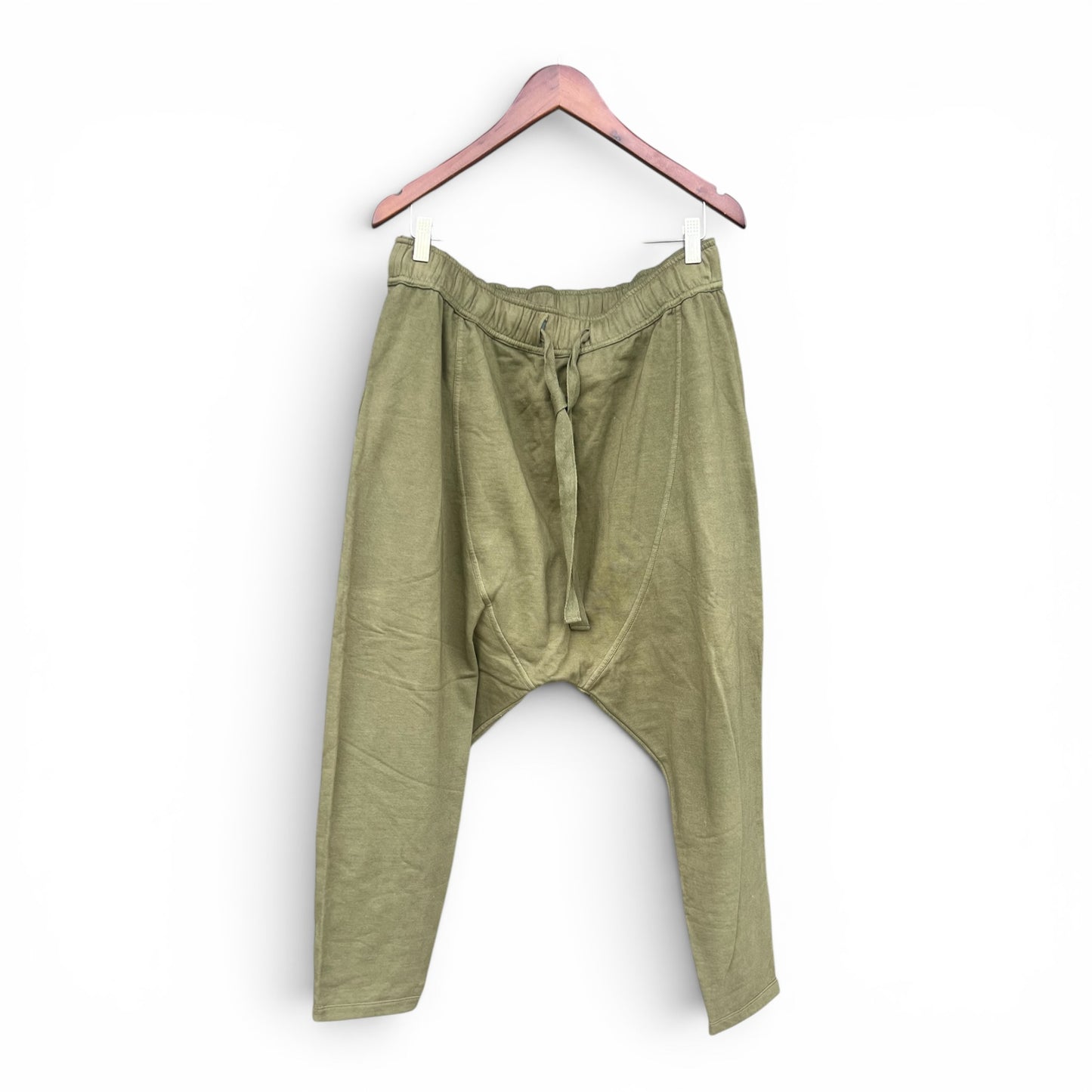 EUC Nicholas K || Olive Green Slouch Harem-Style Pants, size xl