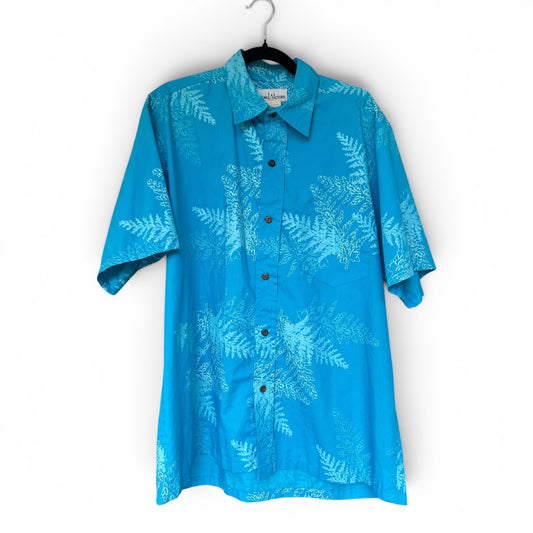 Vintage Authentic Men’s Aloha Shirt Made in Hawaii | T&L Muumuu Factory, Size XL