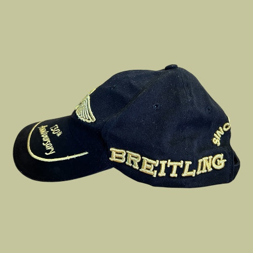 Black and Gold Breitling Hat
