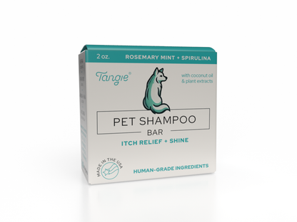 Tangie Rosemary Mint & Spirulina Pet Shampoo Bar-Soothing || Zero Waste
