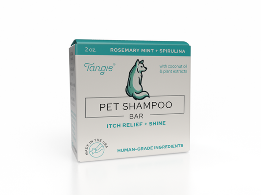 Tangie Rosemary Mint & Spirulina Pet Shampoo Bar-Soothing || Zero Waste