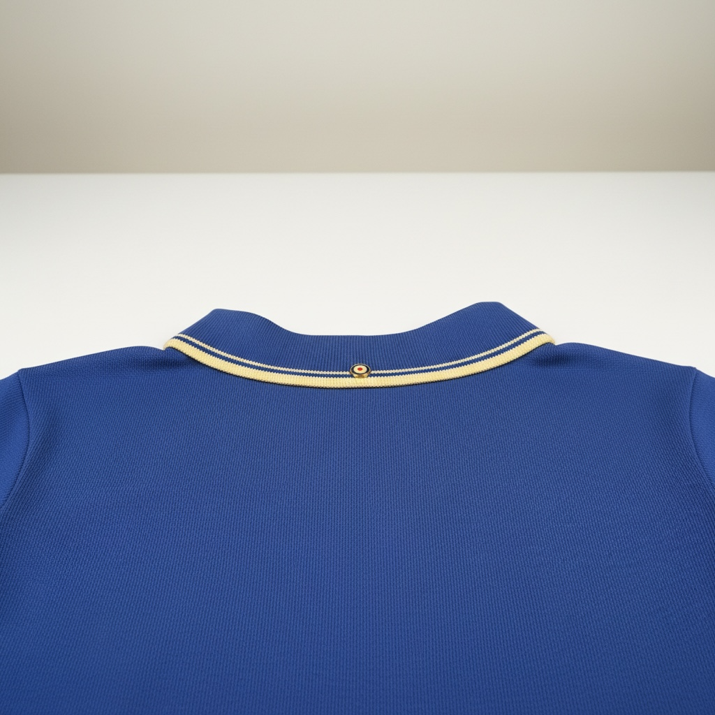 Ben Sherman Y2K polo shirt, Blue & White, size s