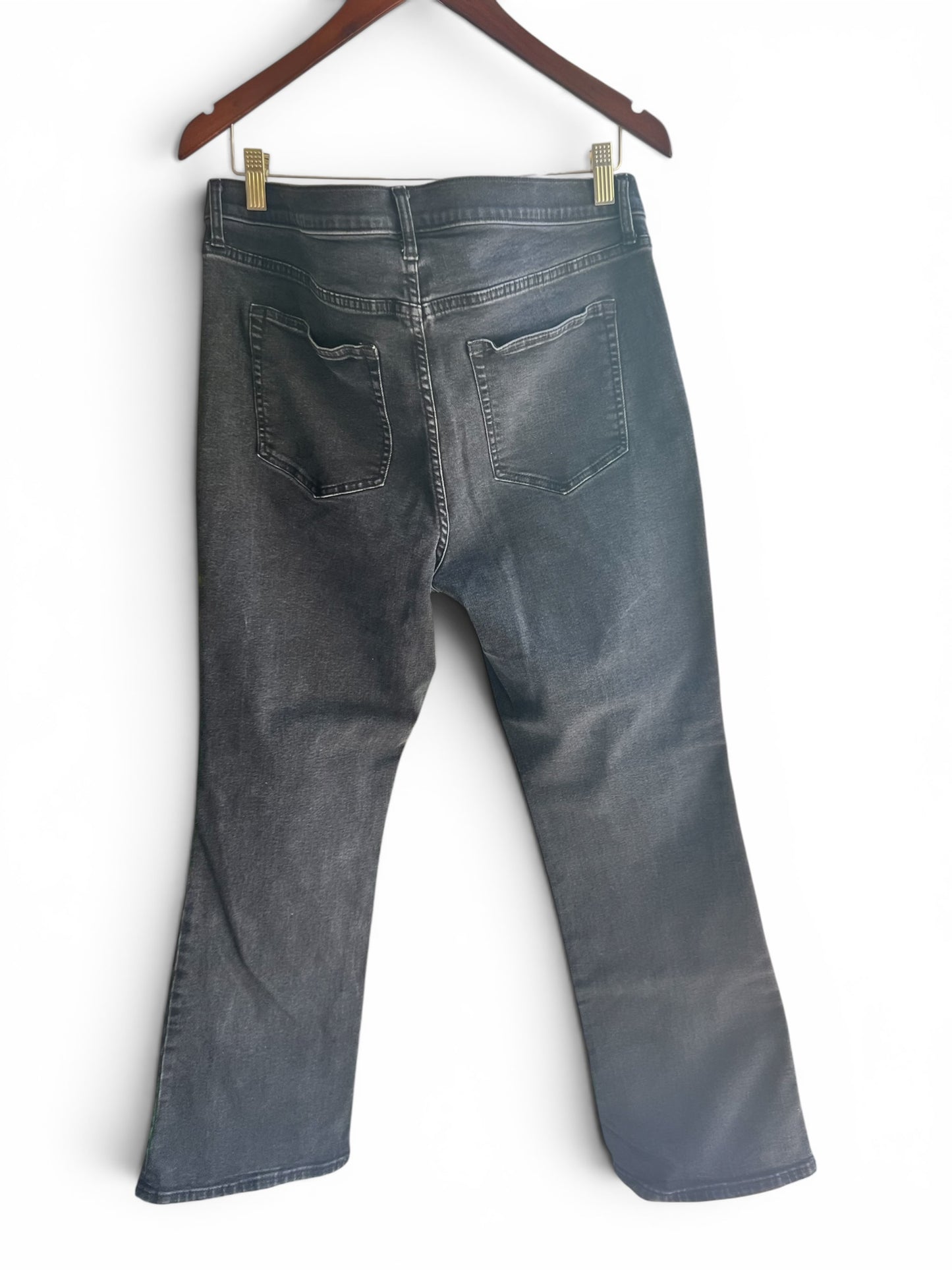 Gap Mid Rise “Baby Boot” cut Women’s Jeans Black/Grey, size 33/16s