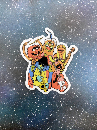 Dr. Teeth and the Electric Mayhem - Muppets - Sticker, Vinyl Decal