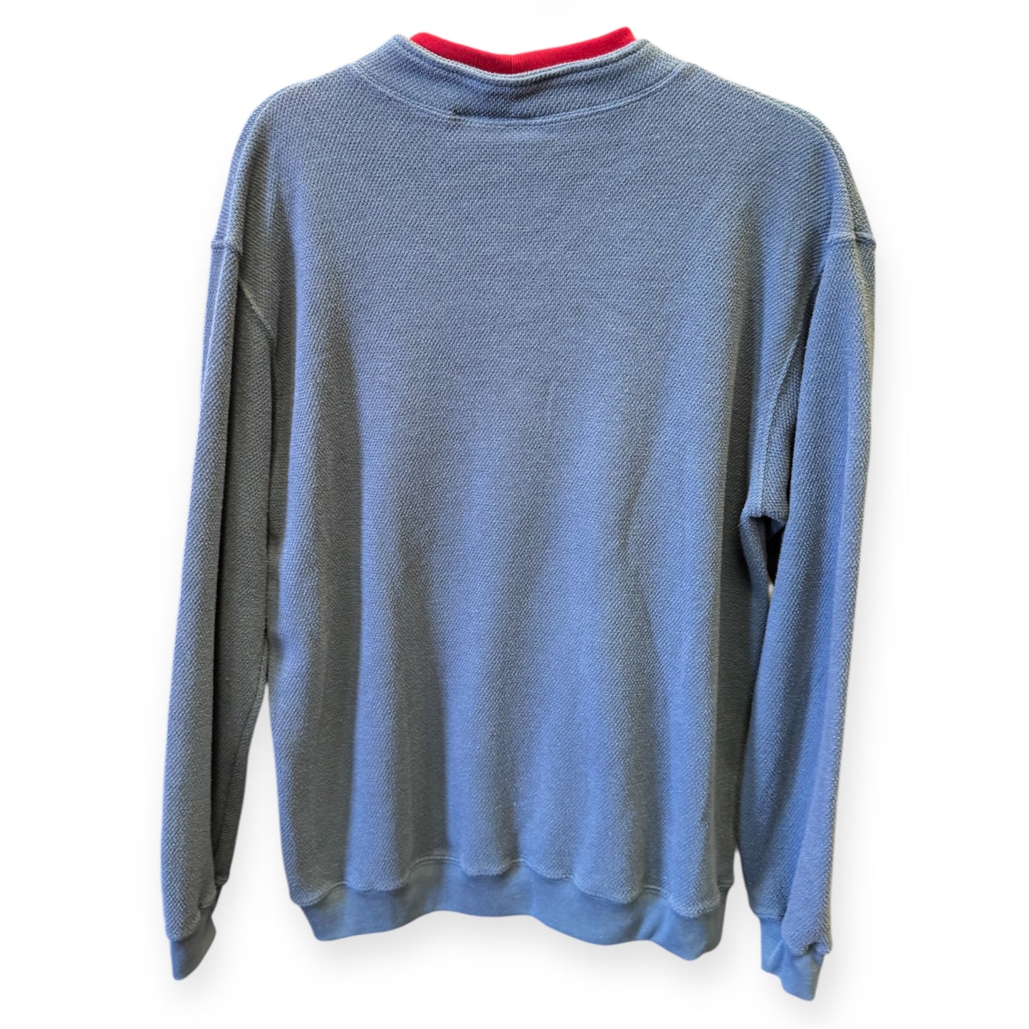 Blue Autumnal Vintage Granny Sweater, size L