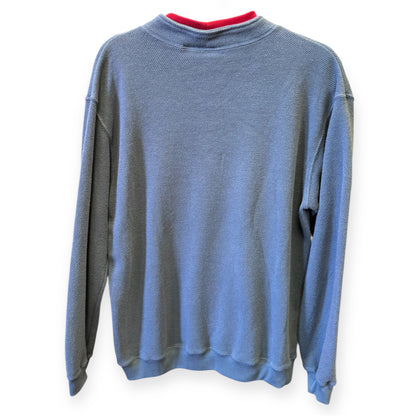 Blue Autumnal Vintage Granny Sweater, size L