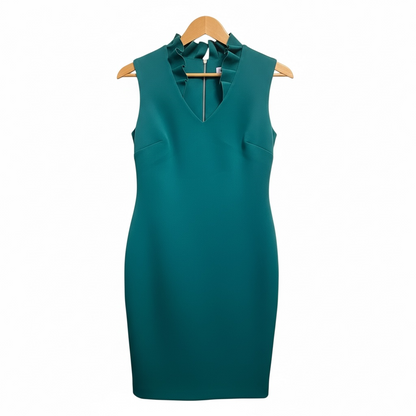 Calvin Klein Emerald Green Wiggle Dress, size 10