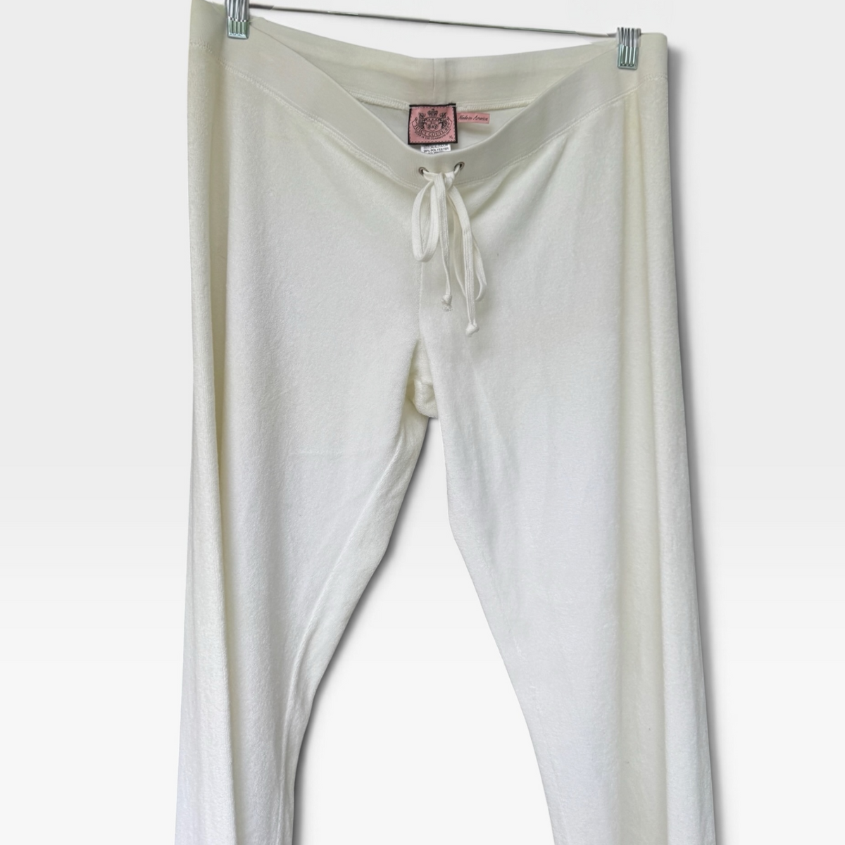 Vintage Juicy Couture White Velour Lounge Pants, EUC, Size XL