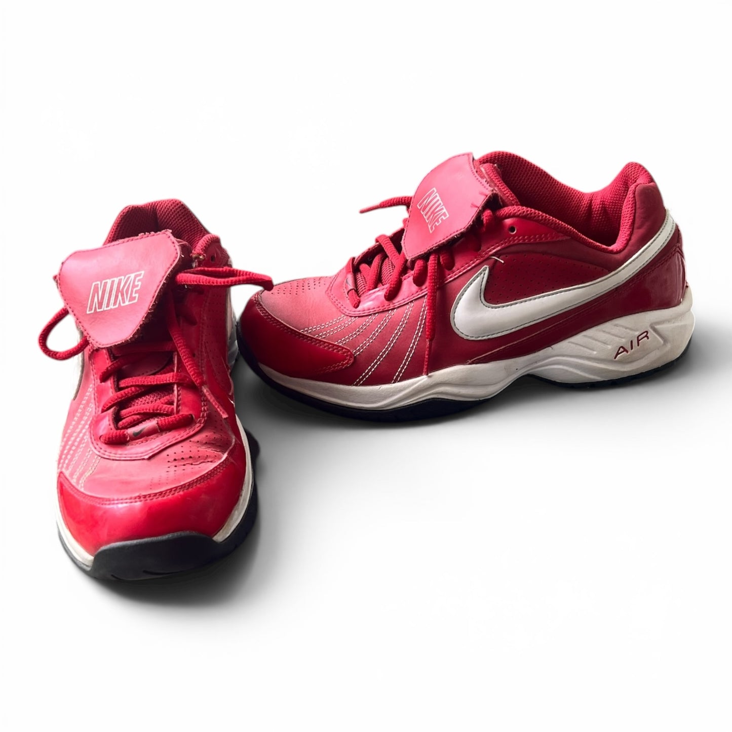 Nike Air Diamond Red Turf Baseball Shoes, Size Men’s 7