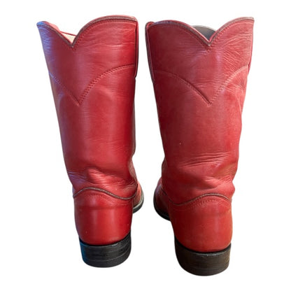 Red Justin Roper Western Boots, size 6
