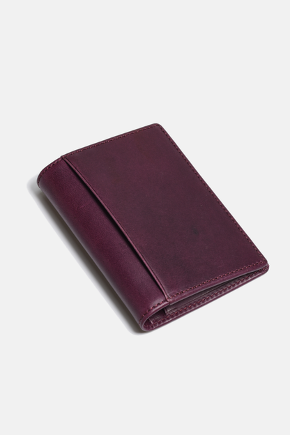 Slim Bi-fold Men’s Wallet, 100% Top-Grain Italian Leather, Colors