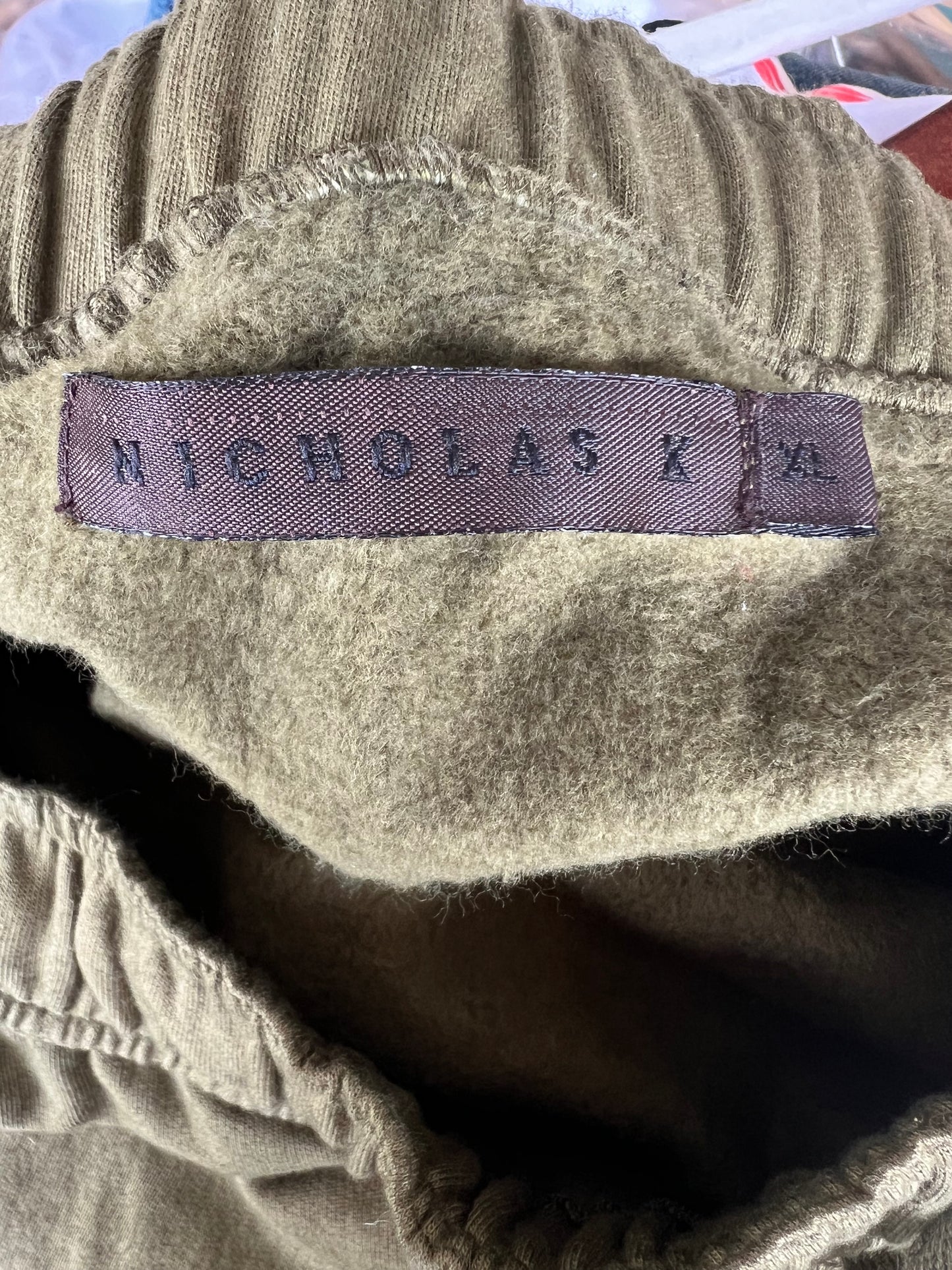 EUC Nicholas K || Olive Green Slouch Harem-Style Pants, size xl